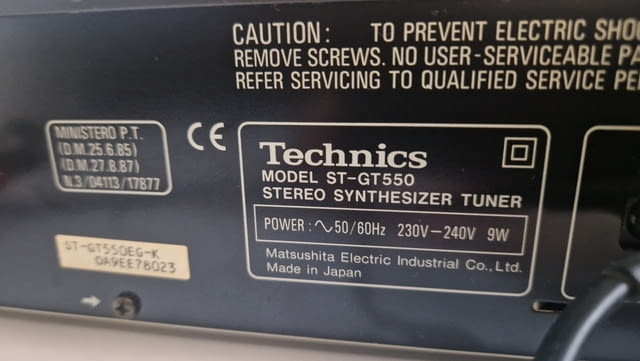 Technics st-gt550 - град Пазарджик | Ресийвъри / Усилватели - снимка 7