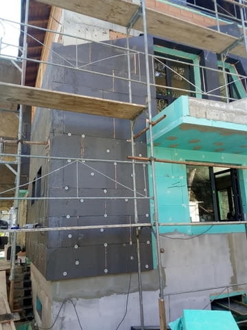 Фасадна топлоизолация с мазилка и airless боя Exterior Insulation, Work over the Weekend - Yes - city of Sofia | Construction - снимка 8