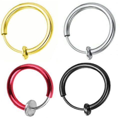 Фалшива обица за поставяне на ухото или устната - city of Sofia | Earrings - снимка 1