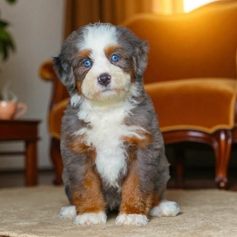 Bernese doodle puppies available Бернско пастирско куче, Ваксинирано - Да, За разплод - Да - вили Ромча | Кучета - снимка 2