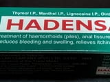 Много eфикасен Индийски билков крем против хемороиди Хаденза