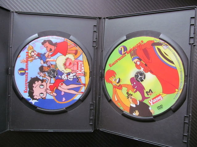 Класическа анимация 1, 2 DVD филм стари детски анимационни филмчета забавни ретро смешни Гуфи Порки - снимка 2