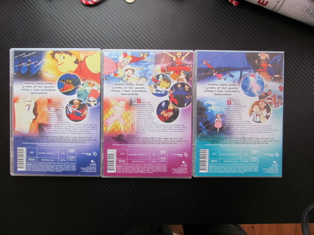 Питър Пан 1, 2, 3 DVD филм детски филмчета Капитан Хук феи остров пирати кораб свобода магия анимация - снимка 3