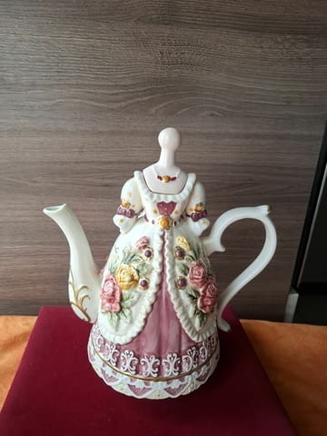 Оригинален порцеланов чайник Съдове за съхраненение, Порцелан - град Варна | Домашни Потреби - снимка 4