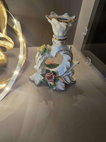 Свещник дрезденски порце, ан - град Варна | Осветление - снимка 2