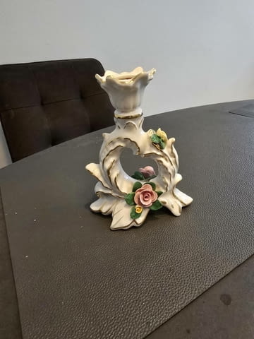 Свещник дрезденски порце, ан - град Варна | Осветление - снимка 3