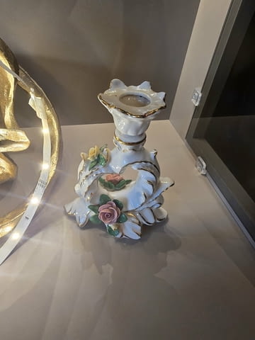 Свещник дрезденски порце, ан - град Варна | Осветление - снимка 5