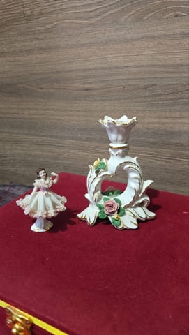 Свещник дрезденски порце, ан - град Варна | Осветление - снимка 6