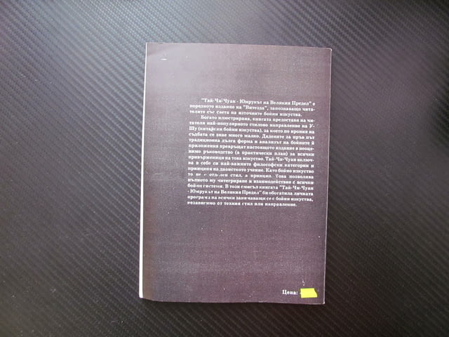 Тай-Чи-Чуан. Юмрукът на великия предел Ян стил история философия градивна структура Осемте перли дъл - снимка 4