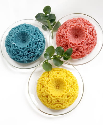 Кръгъл ароматен декоративен сапун гравиран като Мандала , подходящ за подарък или за вашия дом - снимка 8