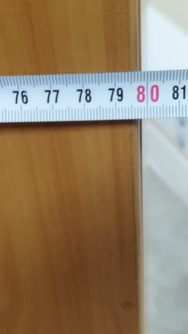 Двукрил гардероб с четири врати - Офис шкаф с рафтове 80/35/200 см - снимка 6