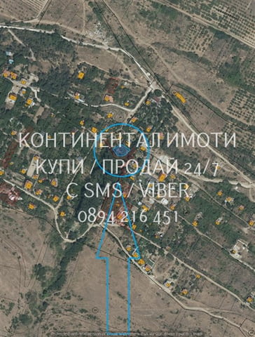 Код 63165. Панорамен парцел 440м2 близо до манастир 'Св.Георги', ток и вода до парцела. Сменен стату - снимка 2