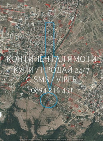 Код 63165. Панорамен парцел 440м2 близо до манастир 'Св.Георги', ток и вода до парцела. Сменен стату - снимка 3