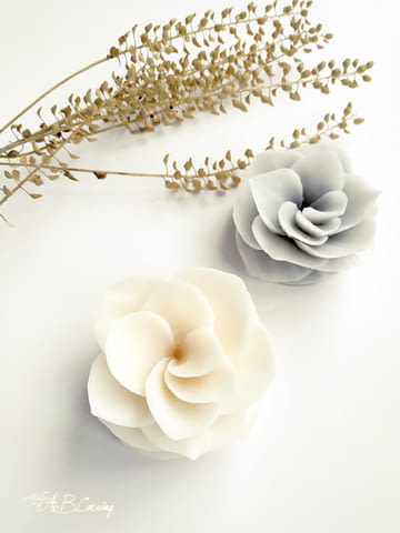 Декоративен сапун с форма на цвете бегония, уникален подарък за всеки повод - снимка 1