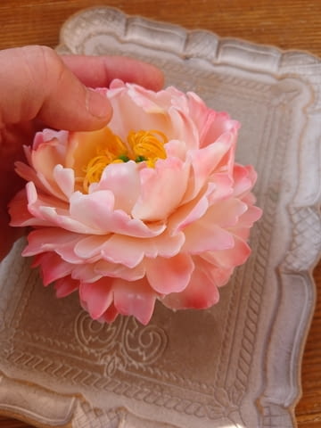 Декоративен сапун с форма на божур, подарък за 8ми март и други поводи - снимка 6