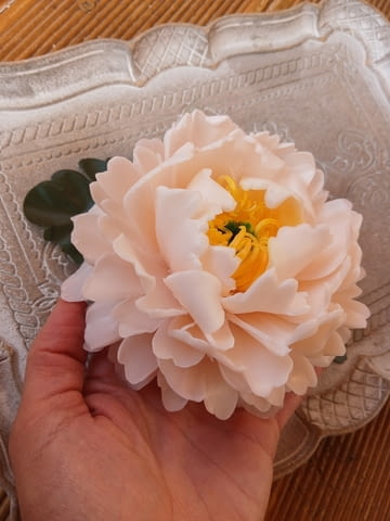 Декоративен сапун с форма на божур, подарък за 8ми март и други поводи - снимка 8