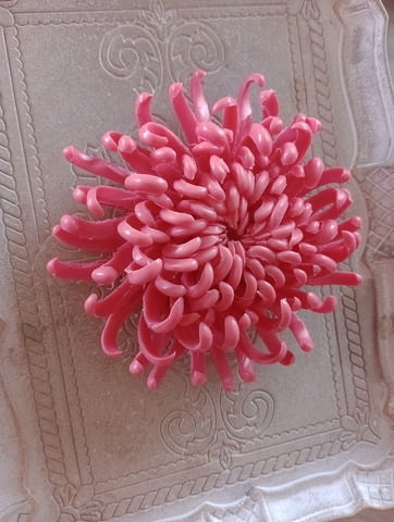 Декоративен сапун хризантема, ръчна изработка с внимание към детайла, подарък за 8ми март - снимка 6