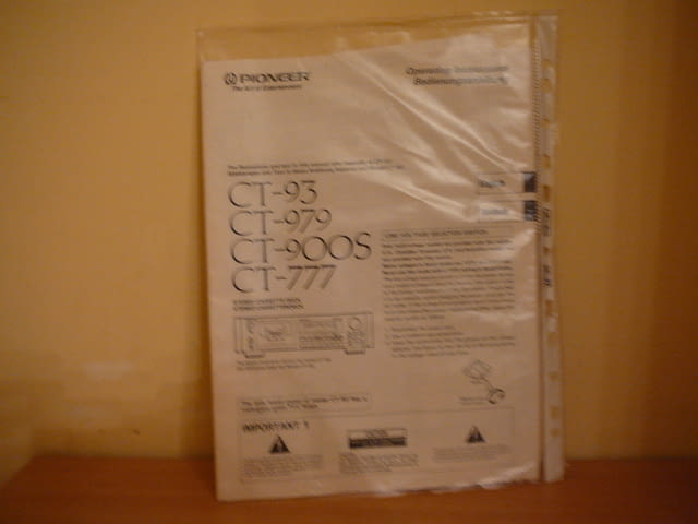 Pioneer ct-900s - град Пазарджик | Ресийвъри / Усилватели - снимка 8