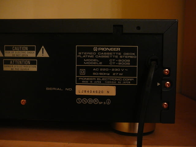 Pioneer ct-900s - град Пазарджик | Ресийвъри / Усилватели - снимка 12