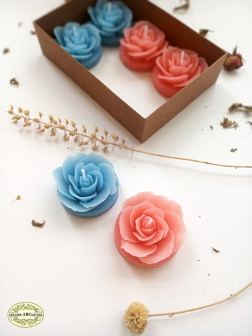 Комплект от 6 ароматни чаени свещички розички, за всеки повод - снимка 4