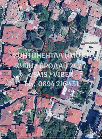 Кодо 62842. Прекрасен парцел 1300м2 с лице 16м в началото на Стария град близо до Източната порта. П - снимка 1