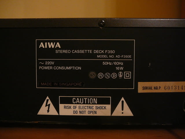 Aiwa ad-f350e - град Пазарджик | Ресийвъри / Усилватели - снимка 7