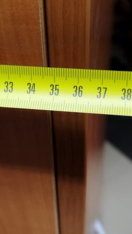 Еднокрил гардероб с две врати ирафтове със заключване - Офис шкаф 42/200/40 - снимка 5