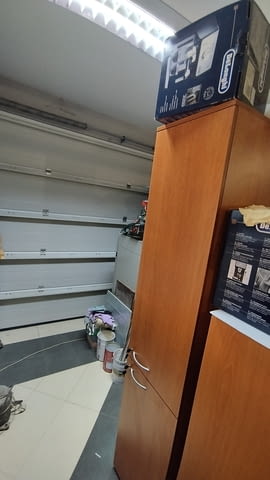 Еднокрил гардероб с две врати ирафтове със заключване - Офис шкаф 42/200/40 - снимка 9