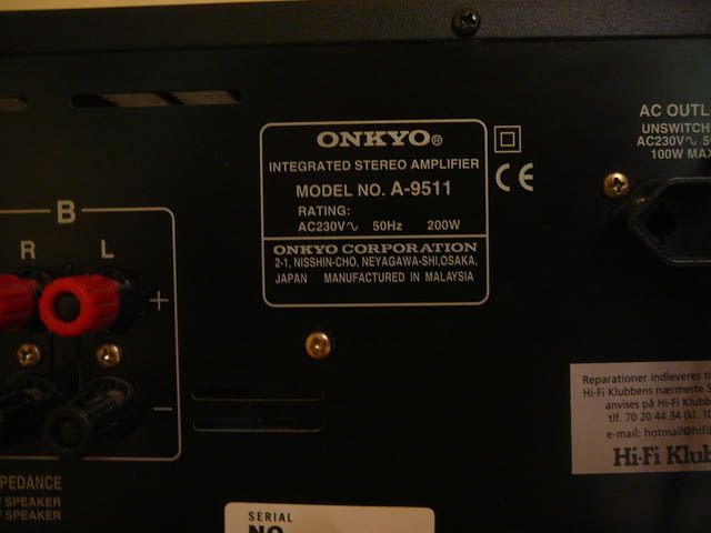 Onkyo a-9511 - град Пазарджик | Ресийвъри / Усилватели - снимка 7