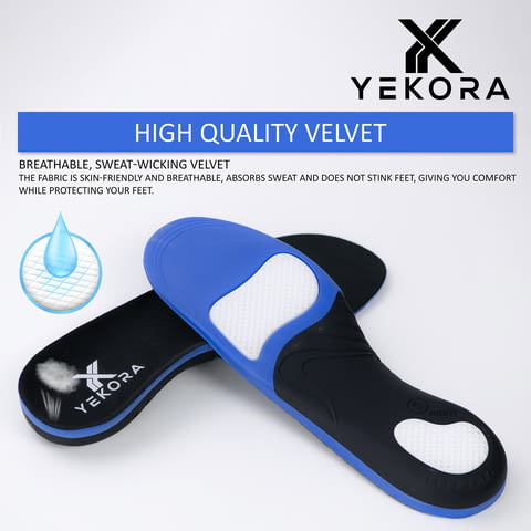 Ортопедични стелки за дюстабан плоскостъпие паднал свод YEKORA Foot Expert - снимка 10