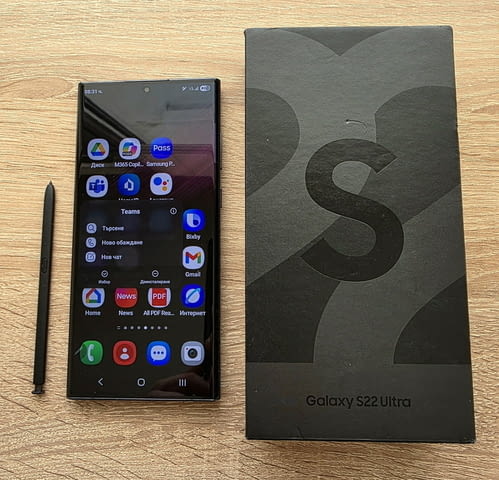Samsung S22 ULTRA-Перфектен, пълен комплект, град Велико Търново | Смартфони - снимка 1