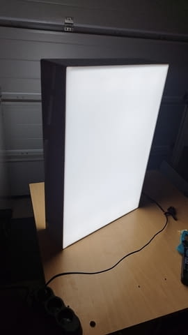 Двустранна светеща табела - с лед осветление 40/60/12см, city of Sofia | Construction Materials - снимка 4