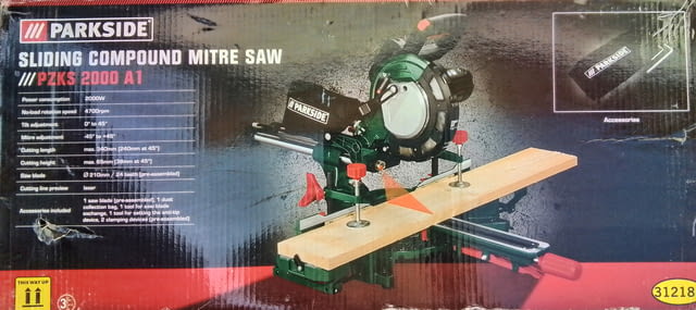 Циркуляр пендула Parkside PKZS 2000 A1 - град Самоков | Машини / Съоръжения - снимка 1