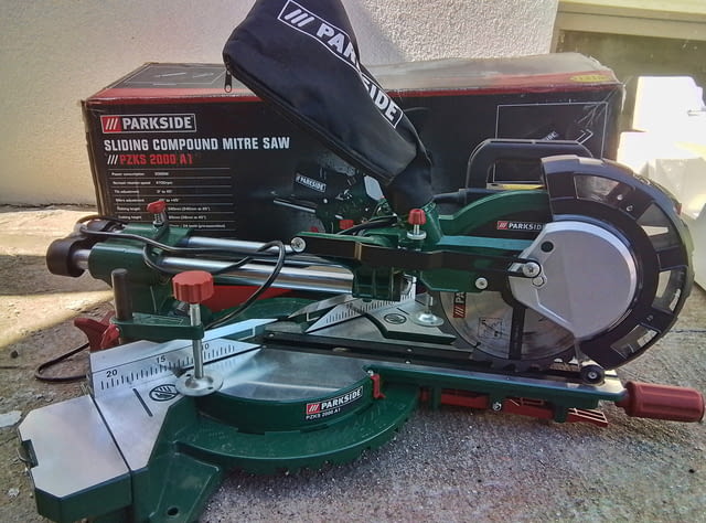 Циркуляр пендула Parkside PKZS 2000 A1 - град Самоков | Машини / Съоръжения - снимка 12