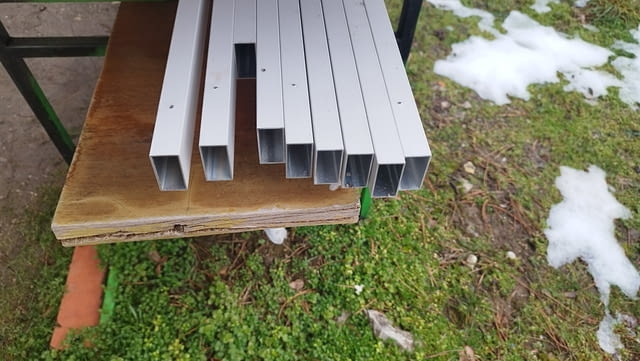 Алуминиев профил тръба - правоъгълни тръби 14бр - 20/40см, city of Sofia | Construction Materials - снимка 4