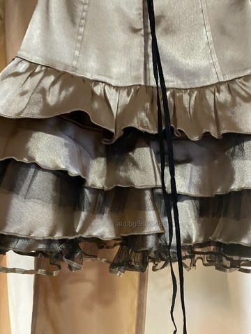 Страхотна празнична сатенена рокля Рокля, S, Елегантен - град София | Дамски Дрехи - снимка 6