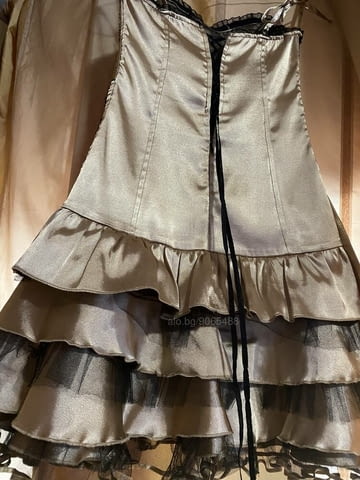 Страхотна празнична сатенена рокля Рокля, S, Елегантен - град София | Дамски Дрехи - снимка 7