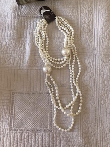 Перлено колие в оригинална опаковка, ново, city of Sofia | Necklaces / Chains / Pendants - снимка 1