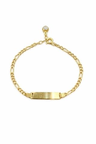 Златна гривна - детска - 1.09гр. Злато, Гаранция - Не, Сертификат - Да - град Велико Търново | Гривни - снимка 1