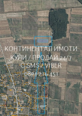 Кодл 63176. Нива 4700м2, кат. 5-та, само на 250м от къщите, северно от селото. С правилна правоъгъл - снимка 2