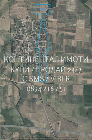 Кодл 63176. Нива 4700м2, кат. 5-та, само на 250м от къщите, северно от селото. С правилна правоъгъл - снимка 3