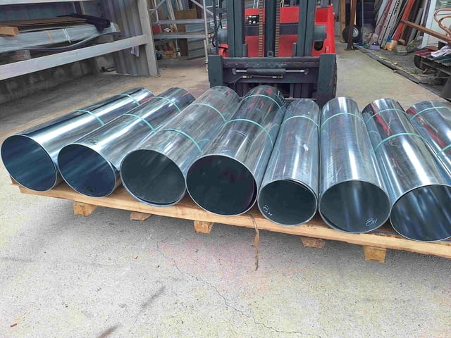 Поцинковани листа от 4 до 10м навити на руло с размер 0.40х1250мм във Варна - снимка 2