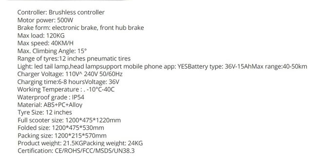 Електрически скутер/тротинетка EMOKO A19 500W 15AH - град Разград | Други - снимка 7