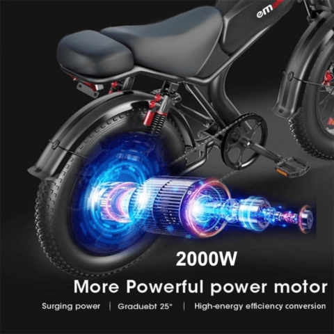 Електрически велосипед/колело EMOKO C93 2000W 23AH - град Разград | Други - снимка 3