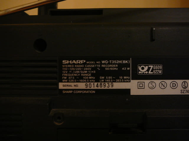 Sharp wq-352h - град Пазарджик | Ресийвъри / Усилватели - снимка 7