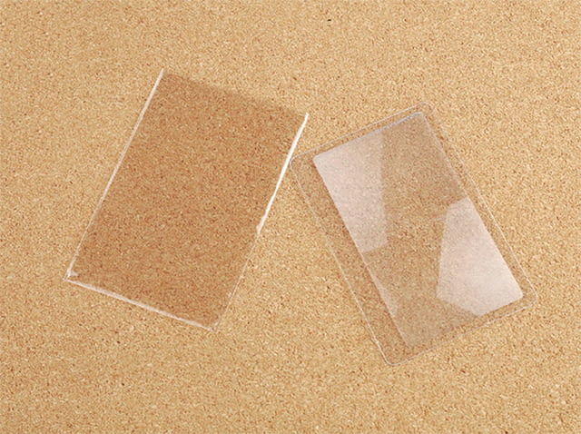 Нова Лупа с формата на банкова карта джобна увеличение компактна нумизматика етикети цени описание п - снимка 3