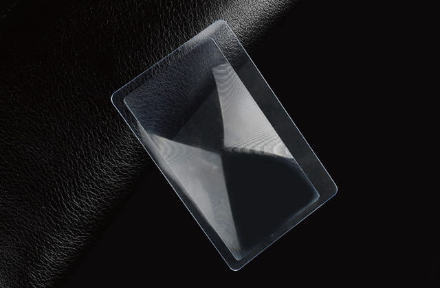 Нова Лупа с формата на банкова карта джобна увеличение компактна нумизматика етикети цени описание п - снимка 5