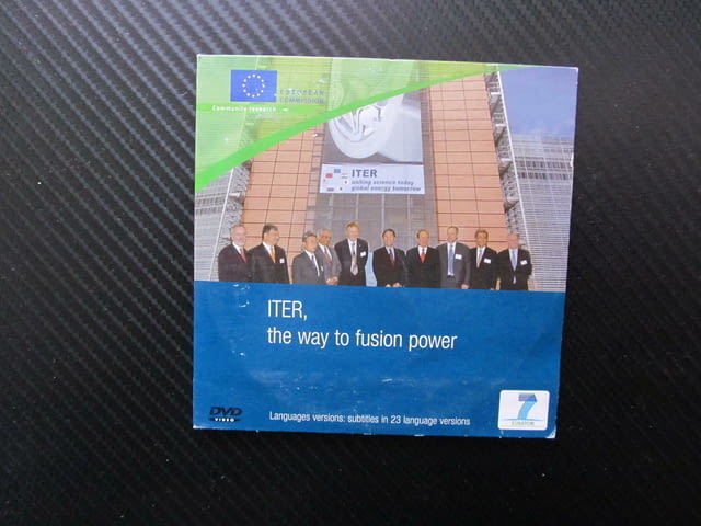 ITER the way to fusion power. DVD филм термоядрена енергия пътят стратегии развитие партньорство виз - снимка 1