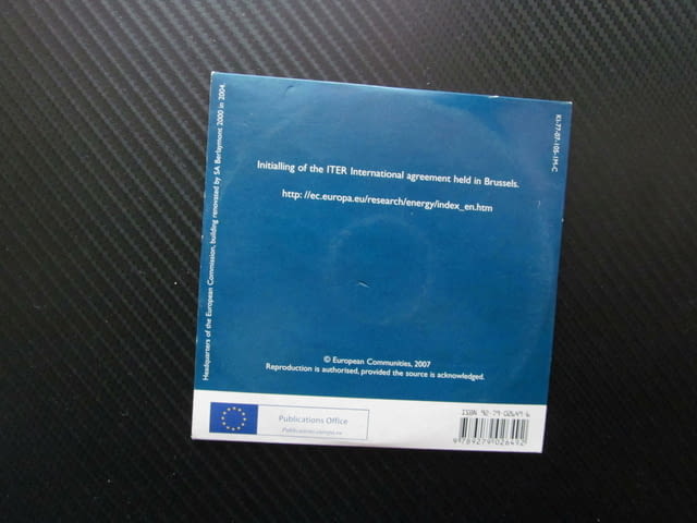 ITER the way to fusion power. DVD филм термоядрена енергия пътят стратегии развитие партньорство виз - снимка 3