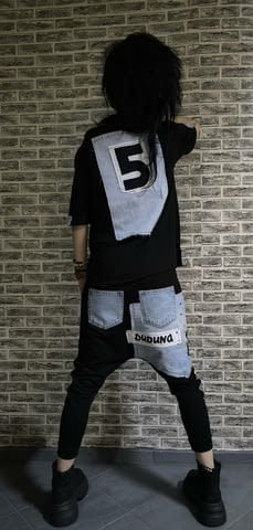 Страхотен дамски сет, дънки потури и блуза с деним!, град Троян | Дамски Дрехи - снимка 4